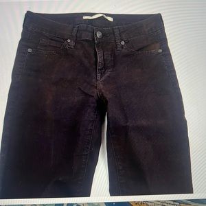 Vince Women Maroon Calgary Claret Ankle Zip, Skinny Jean, Size 29